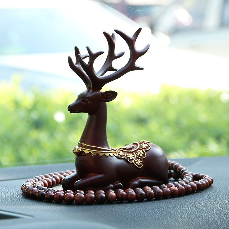 Road safety deer car ornaments control decoration creative personality beautiful security high-end decorative supplies Daquan