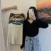 Áo khoác cardigan dệt kim phụ nữ trong thủy triều 2020 mới mùa thu cổ chữ v phần mỏng phong cách phương Tây áo len mỏng đầu phần mỏng phụ nữ - Áo len thể thao / dòng may