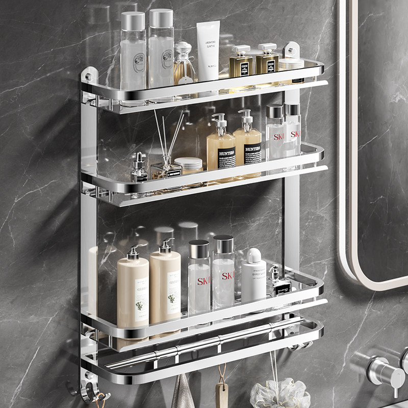 Toilet shell-free Perforated Bathroom 304 Stainless Steel Thickened Bathroom Wash Terrace Toilet shower room-Taobao