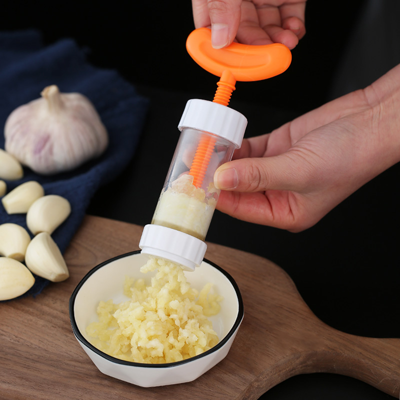 Brilliance Garlic Clay Pressure Garlic Press garlic Kitchen Swivel Labor-saving Stir Garlic Paste Mashed Grinding Tools Home Manual Milking Garlic Shabby