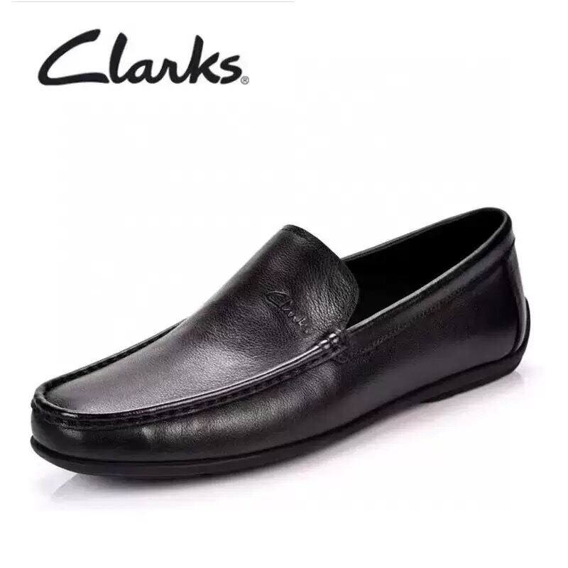 Clarks Men's Shoes Somoc Men's New Loafers Slip-On Genuine Leather Soft Sole Soft Leather Loafers for Men