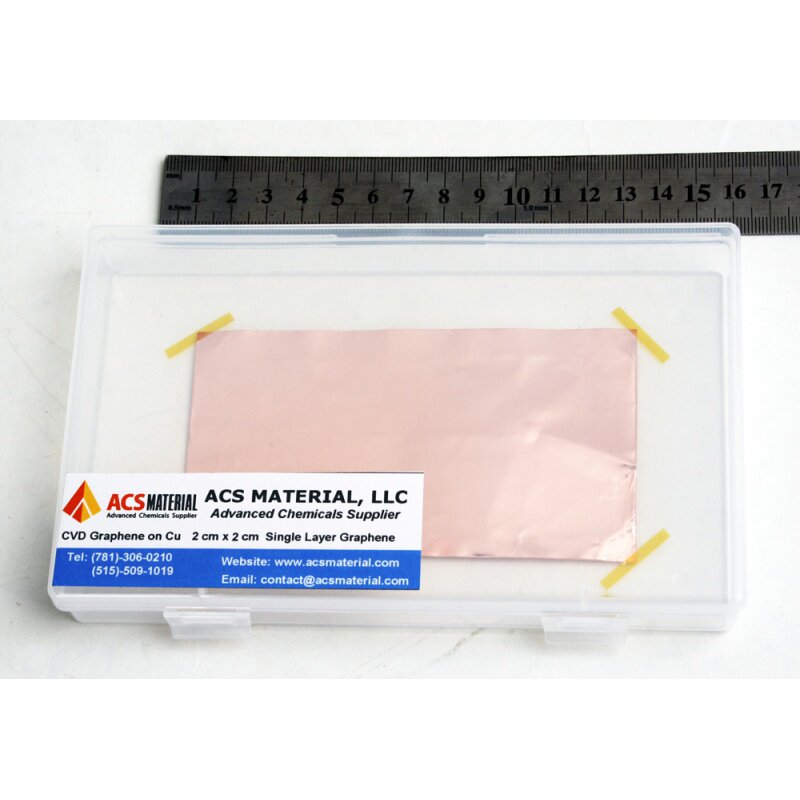 先丰纳米ACS Material CVD铜基石墨烯薄膜 2cmx2cm XF014