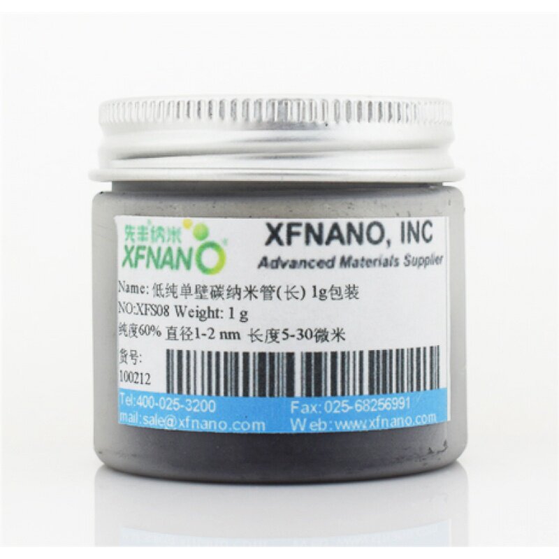 先丰纳米xfnano低纯单壁碳纳米管(长) XFS08