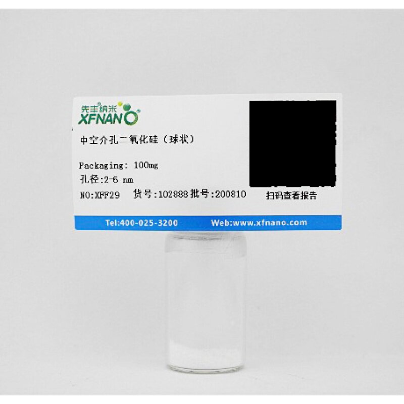 先丰纳米 中空介孔二氧化硅（球状） XFF29