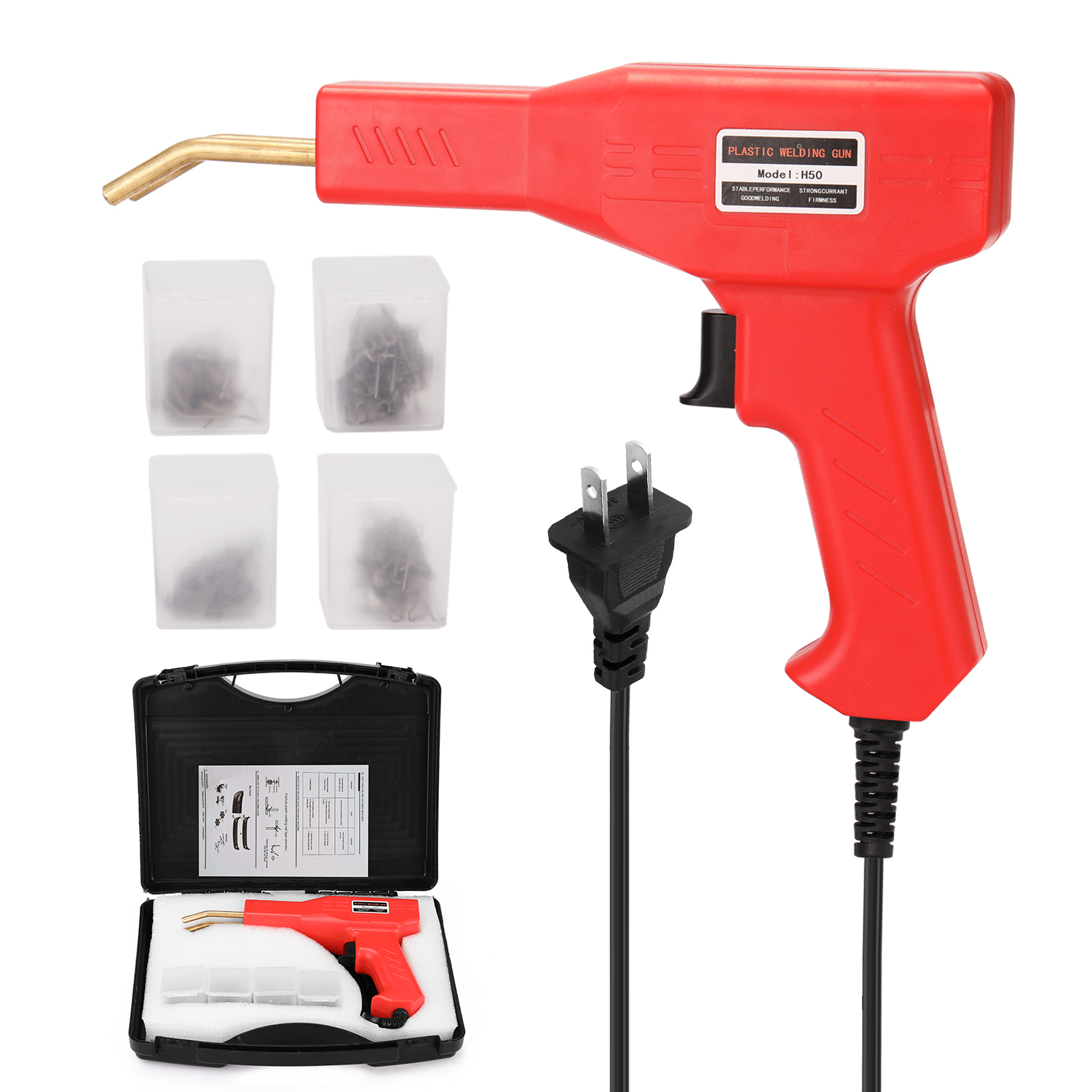 50W Handy Plastic Welder Garage Tools Hot Staplers Machine