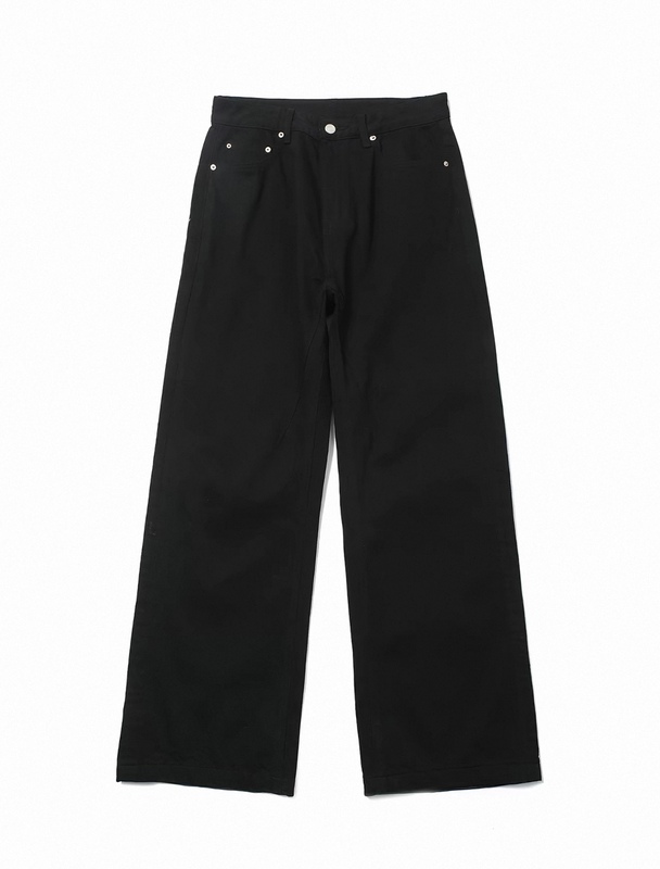 Chees Killer 100% Goodboy Embroidered Washed Narrow Red-Ear Black Jeans