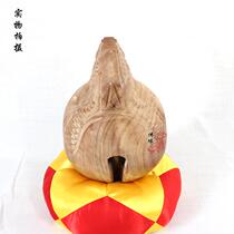 Buddhist utensils for Buddhist temples temples camphorwood fish carvings 5-inch wooden fish utensils small wooden fish in original color
