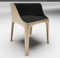  Light luxury simple villa living room dining chair Study backrest chair Modern designer saddle leather model room negotiation chair