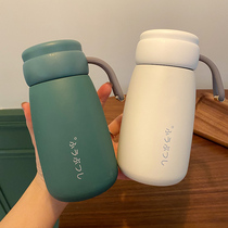 Japanese frosted thermos cup female student couple water cup simple hipster cute girl portable stainless steel cup