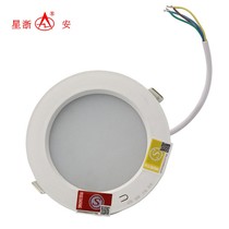 Fire emergency cylinder light embedded 3456 inch sound control human body sensing ceiling light power outage automatic emergency light