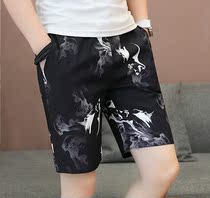 Hong Kong shorts mens summer wear five-point pants sports and leisure thin mens trendy brand trend ice beach pants