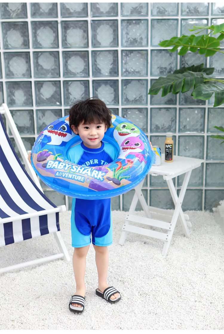 Phim hoạt hình Vòng bơi trẻ em Bé trai Bé gái Vòng đeo dưới cánh tay Phao cứu sinh Trẻ mới biết đi Vòng nằm Trẻ em Vòng bơi Bé trai - Cao su nổi