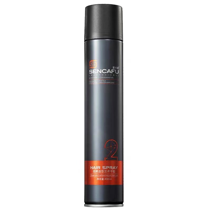 Holy Cave Energetic Style Art Hair Gel Men Hair Gel Plastic Type Gel Styling Spray Easy To Clean And Moisturizing Persistent
