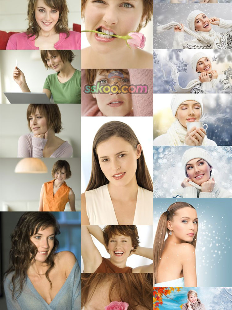 高清女性生活套图女生面部表情特写人物头像人像摄影照片JPG配图插图18