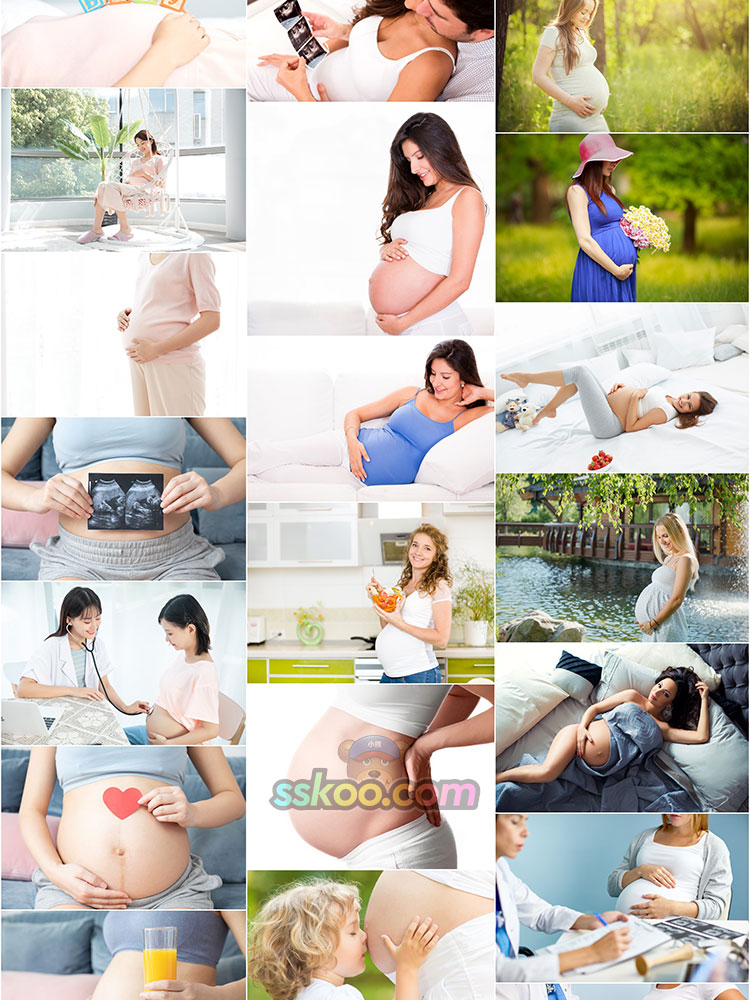 怀孕母亲孕妇大肚子女人妈妈特写图片高清摄影照片设计素材插图5