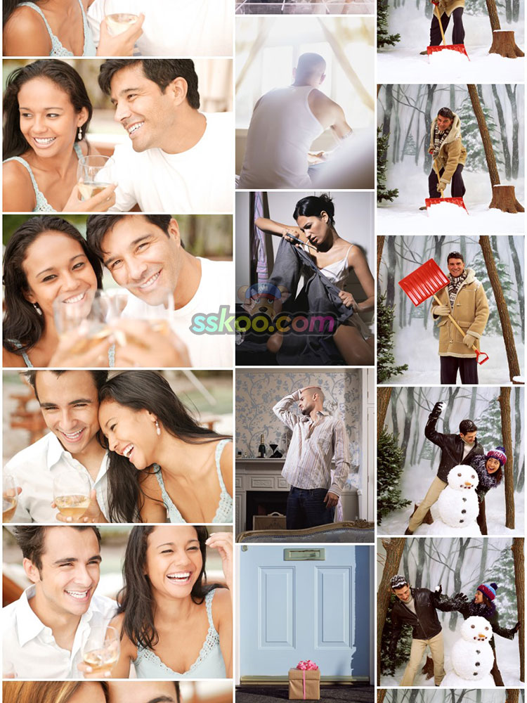 家庭夫妻生活恋爱互动人像特写图库图片高清摄影照片设计素材插图4