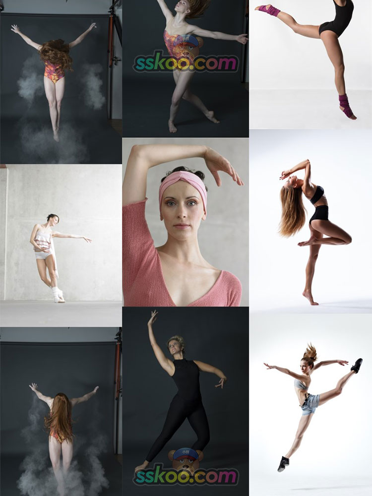 现代舞者舞姿芭蕾姿势姿态动作人像人物高清照片图集图库设计素材插图4
