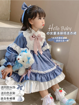 Girl Lolita Princess Skewn Children Long Sleeved Dress Dress Dress Dress Dress Dress Dress Dress Dress Dress