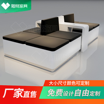 Bank Sofa Kindergarten Early Education Training Institution Waiting Rest Area Coffee Table Combination Hall Paint Administrative Customization