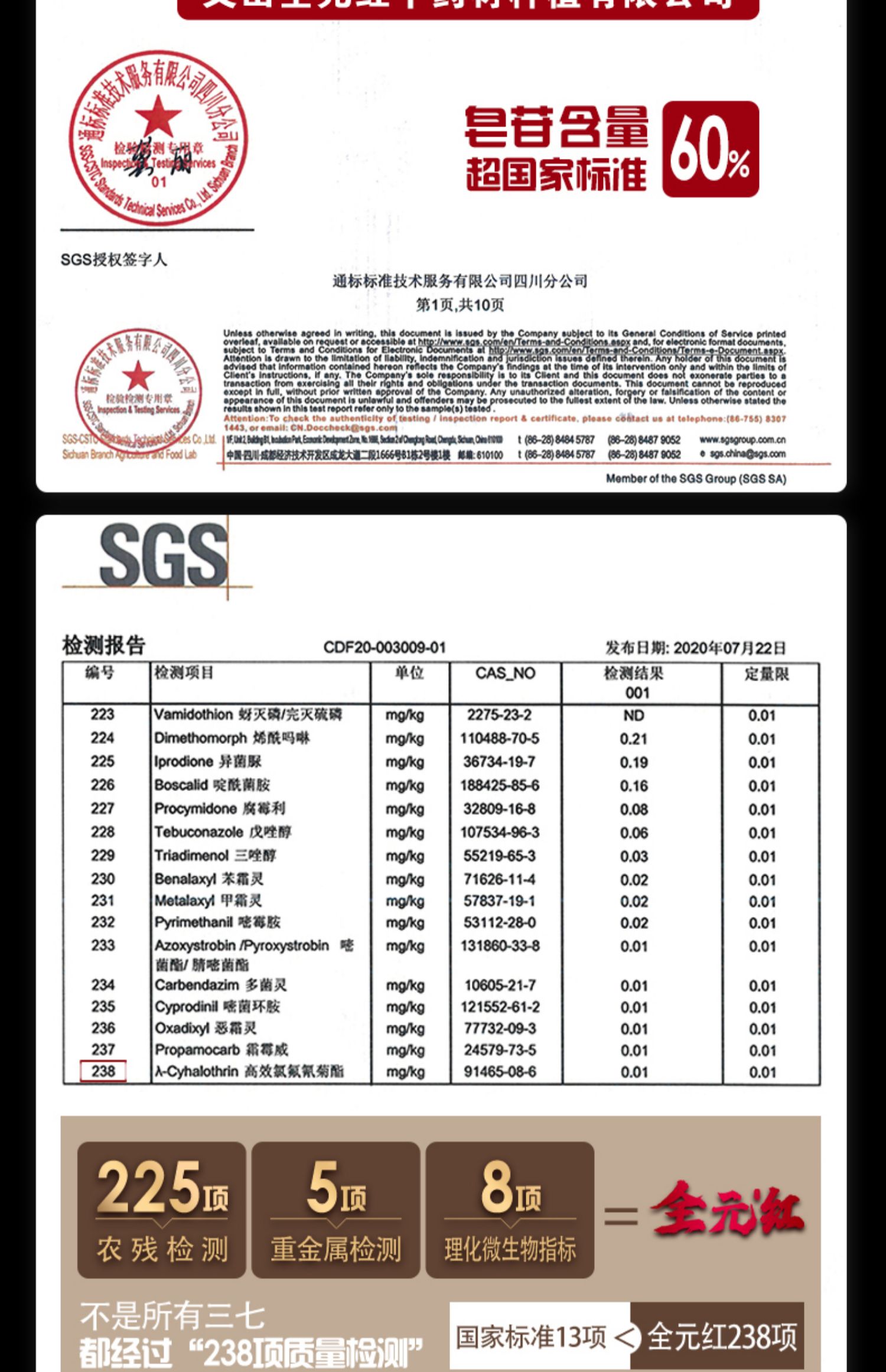 云南白药供应商20头超细三七粉100g