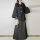 Женский улучшенный кардиган Mi Jinming Hanfu, рукав с бантиком и карманом, костюм с юбкой-лошадкой, утепленный на осень и зиму, универсальный на каждый день mini 0