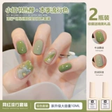 Зеленое фруктовое масло, лак для ногтей, зеленый комплект для маникюра, коллекция 2023, полный комплект