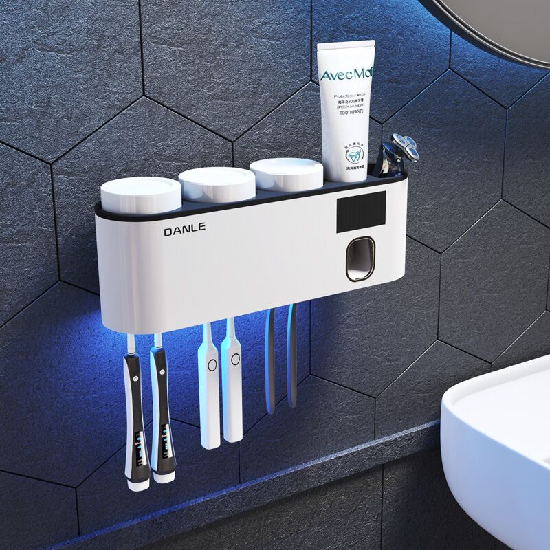 Xiaomi has a smart toothbrush sterilizer ultraviolet germicidal wall-mounted wall-type perforated electric toothbrush shelf