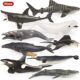 Children's Toys Solid Realistic Ocean Animal Models: Blue Whale, Great White Shark, Orca, Beluga Whale, Humpback Whale, Gray Whale Figurines