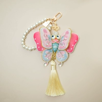 Butterfly Sac+Pearl -Key Chain