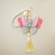 Butterfly Sac+Pearl -Key Chain