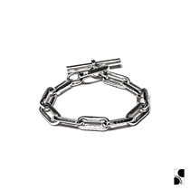 =silvarie=MAPLE ins style brand new sterling silver bracelet interlocking silver jewelry trend European and American couple models