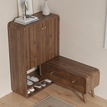 Shoe Cabinet Home Doorway Solid Wood Color New Brief Modern Entrance Room Genguan Corner Swap Shootout Nordic Eurostyle