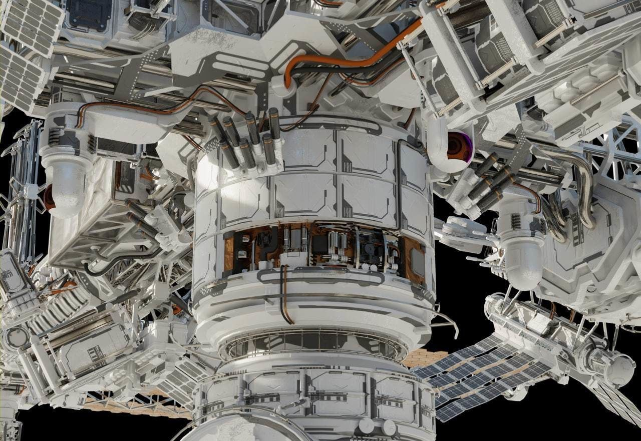 图片[10]-blender高精度空间站高科技太空基地飞船3D模型源文件OBJ/FBX素材-cg男孩