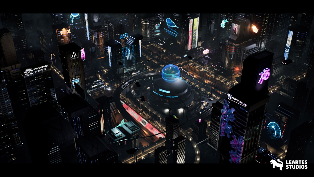 图片[3]-UE4虚幻5赛博朋克角色科幻城市高铁汽车场景 Cyberpunk Gigapack-cg男孩