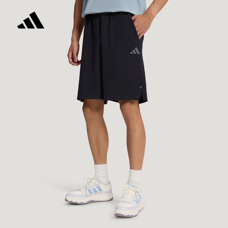 Adidas Black Zipper Pocket Five-Point Shorts Sports Mid-Length Pants Autumn Men's Woven Shorts Ld7450 Adidas Black Zipper Pocket Five-Point Shorts Sports Mid-Length Pants Autumn Men's Woven Shorts Ld7450