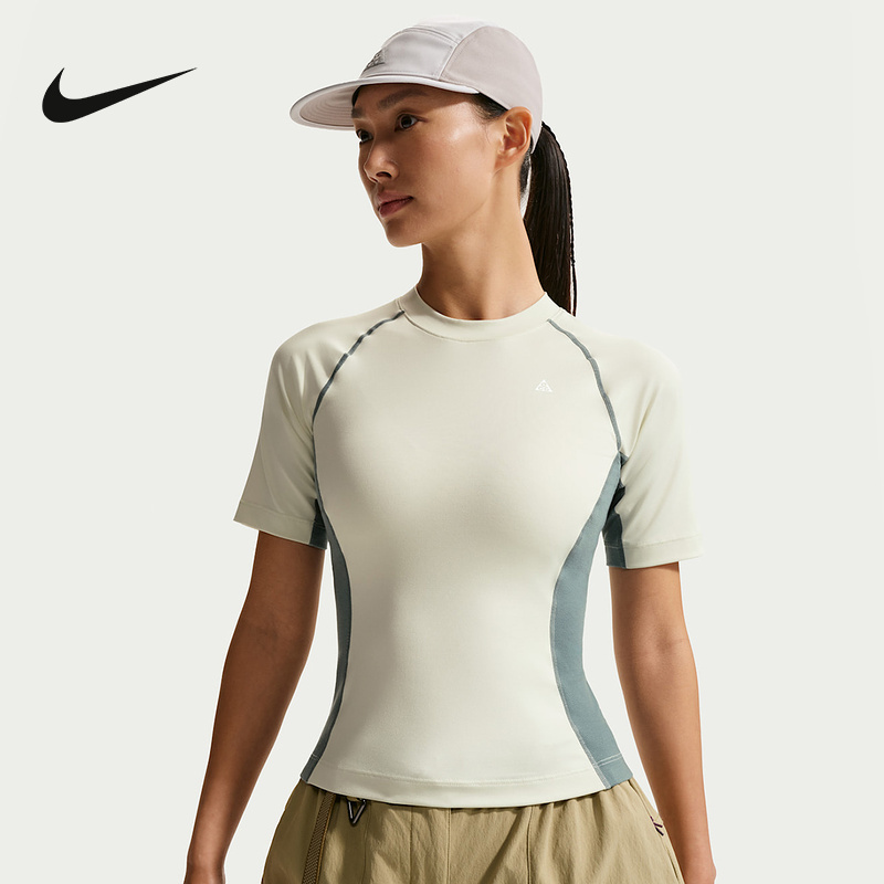Nike Acg Women's T-Shirt Dri-Fit Quick-Drying Slim-Fitting Short-Sleeved Training Sports Top Io1461-020