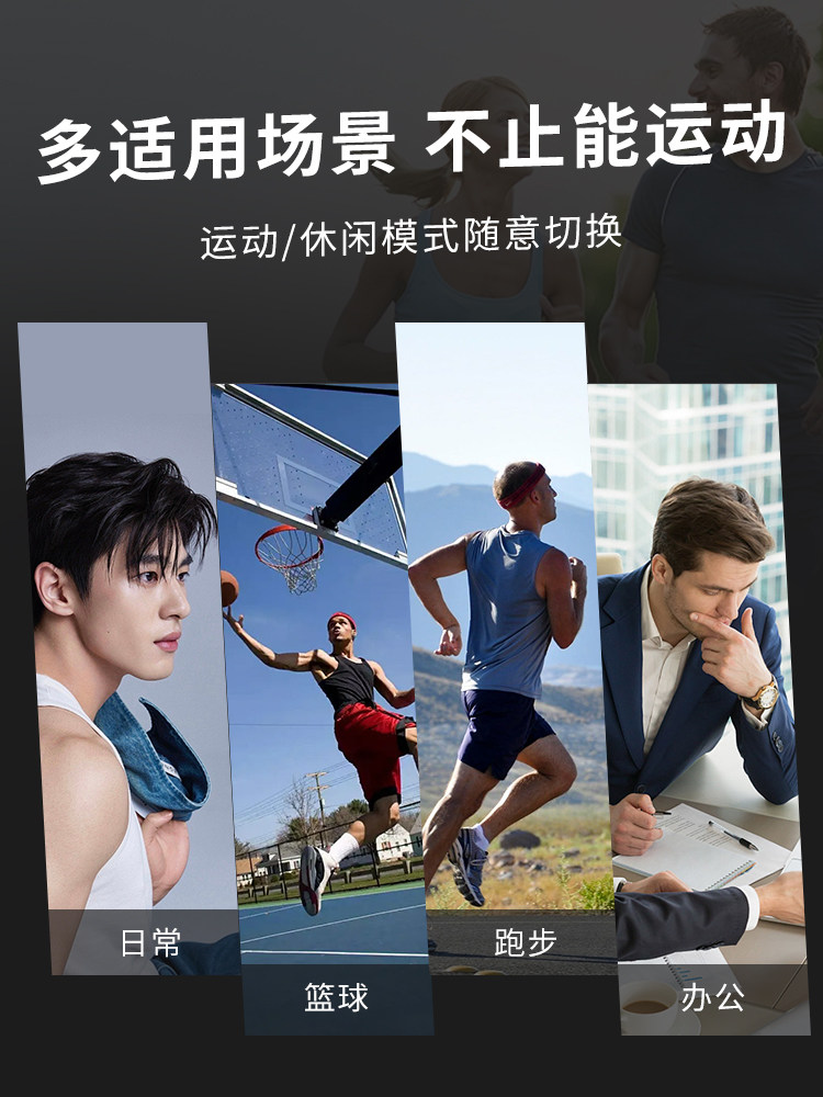 Sports Glasses Can Be Fitted with Prescription Lenses for Football, Basketball, Running, Anti-Slip, Ultra-Light Titanium Frame, Half-Frame Eyeglass Frames for Men