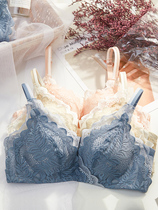 Underwear women gather adjustment bra panties set with small breast flat chest special sexy without steel rim bra