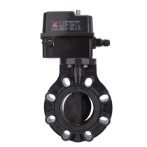 Taiwan Sanli UPVC CPVC PPH electric butterfly valve pneumatic ball valve pneumatic valve PVC electric ball valve