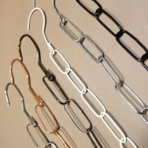 Bold clothing store ring hook iron chain display rack clothes hanger hanging clothes connecting bar hook chain round silver