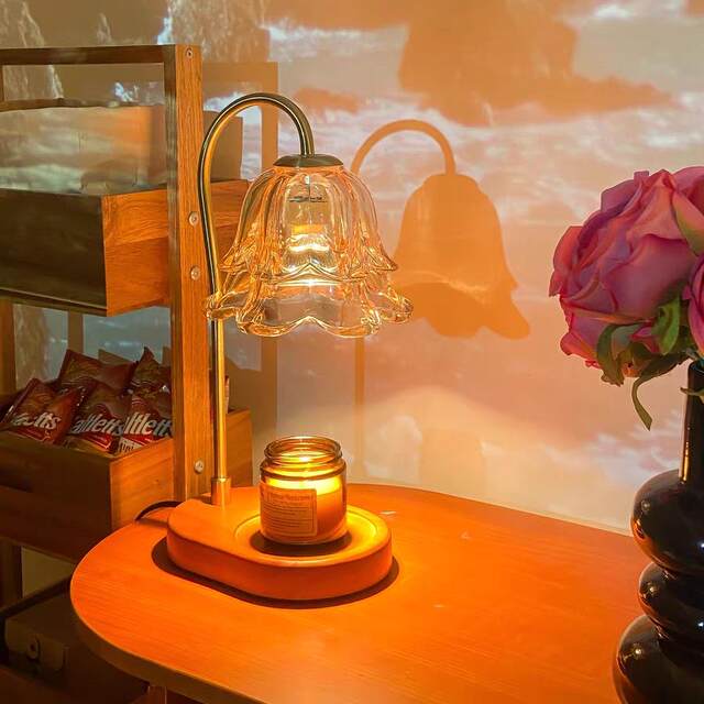 Aromatherapy Lamp, Wax Melting Lamp, Atmosphere Night Lamp, Bedside Lamp, Bedroom Table Lamp, Birthday Gift for Girls, Retro Candle Melting Lamp