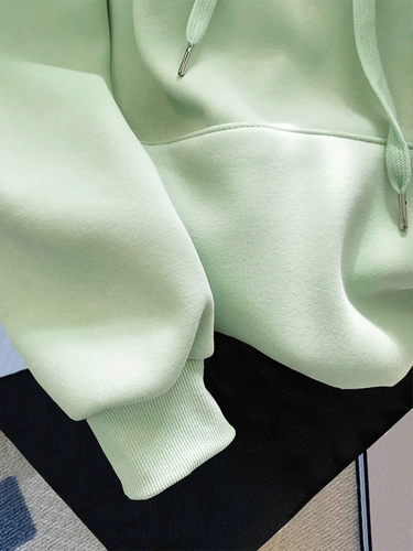 Хлопковая осенняя демисезонная утепленная толстовка с капюшоном, куртка, оверсайз