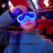 Bumpering LED Eyes JK Night funny equipment cool glowing glasses atmosphere props robot bar cool