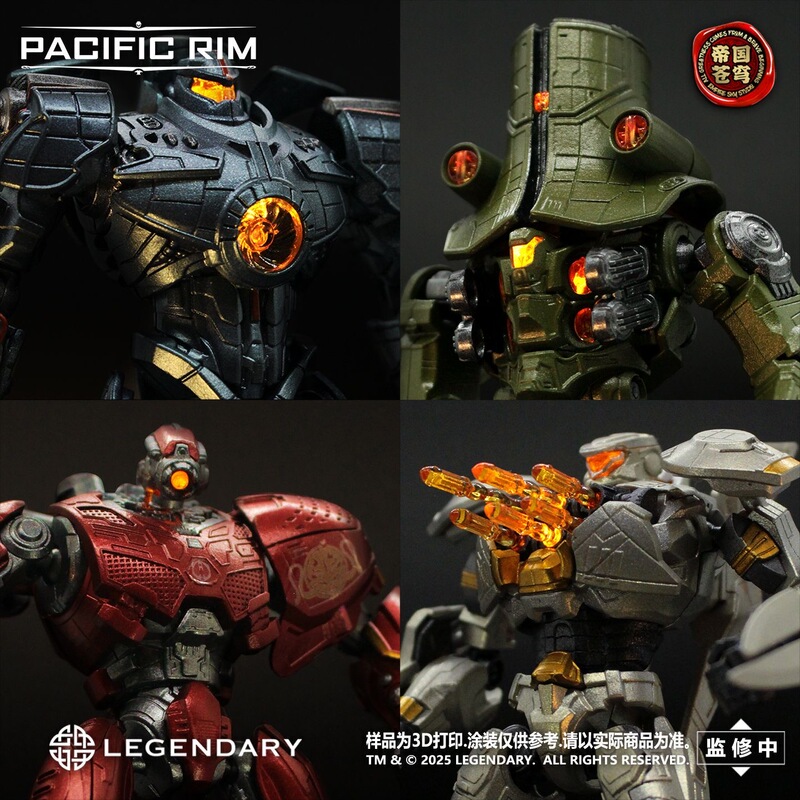 In-Stock Empire Sky Pacific Rim Revenge Wanderer & Storm Crimson & Chernobyl Alpha Assembled Model