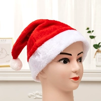 Короткая плюшевая рождественская шляпа для взрослых