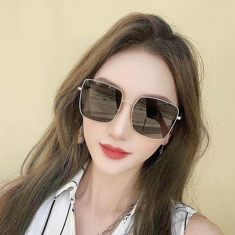 Sunglasses women's big face looks thin Internet celebrity street photography polarized anti-ultraviolet sunglasses women's summer sun protection 2021 new