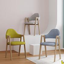 Cosmetic room chair light luxury dining chair post-modern minimalist household desk Nordic Italian model backrest armrest chair stool
