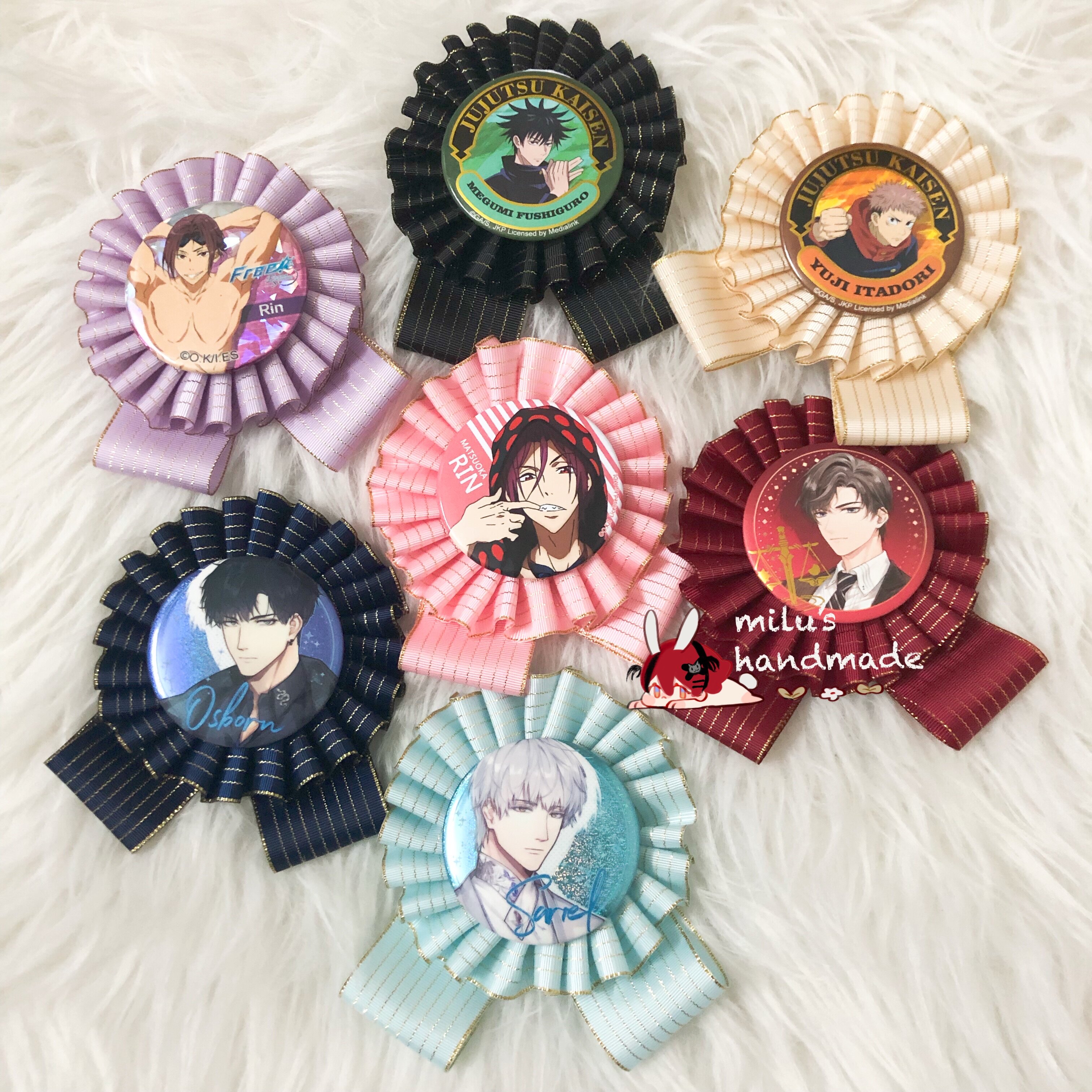 (48h shipping) 5R ultra cabbage punto can change the chest badge badge accessories Valley