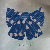 (48h shipped) headphone Bear | Original Handmade Valley Beauty Pain Bag Decorated Butterfly Knot Pendant Key Buttoned Brooch