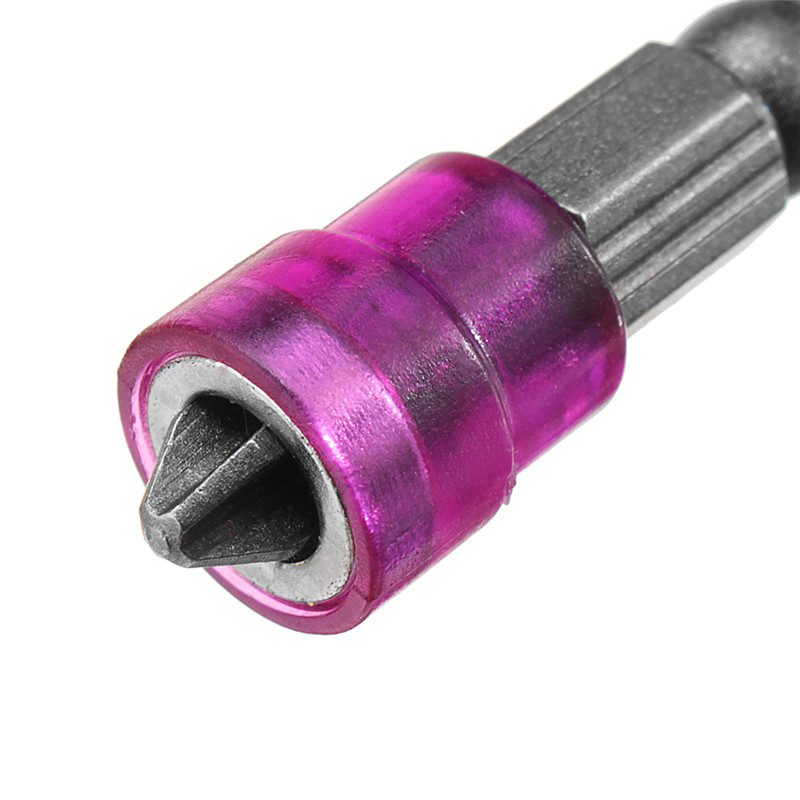 Упаковка угол 5pcs s2 alloy ph2 phillips single head magnetic screwdriver